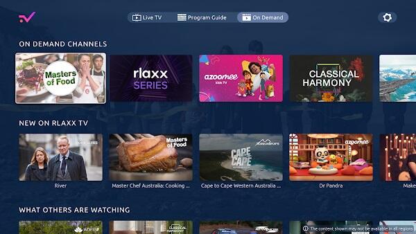 Rlaxx TV APK screenshot